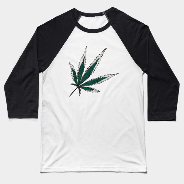 Leaf Baseball T-Shirt by senay